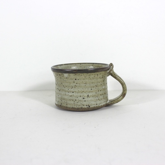 Vintage Stoneware Studio Pottery Coffee Mug, Artisan, One of a Kind, Handmade - Picture 3 of 9